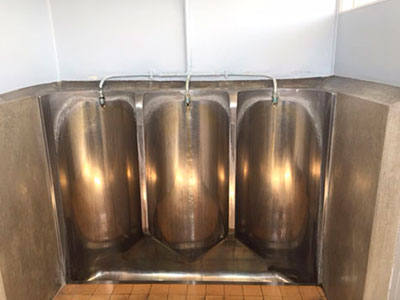 Before and After School Urinals