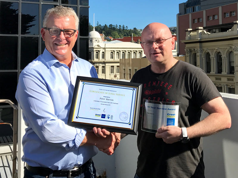 Straight-shooter celebrates 10 years at Crest