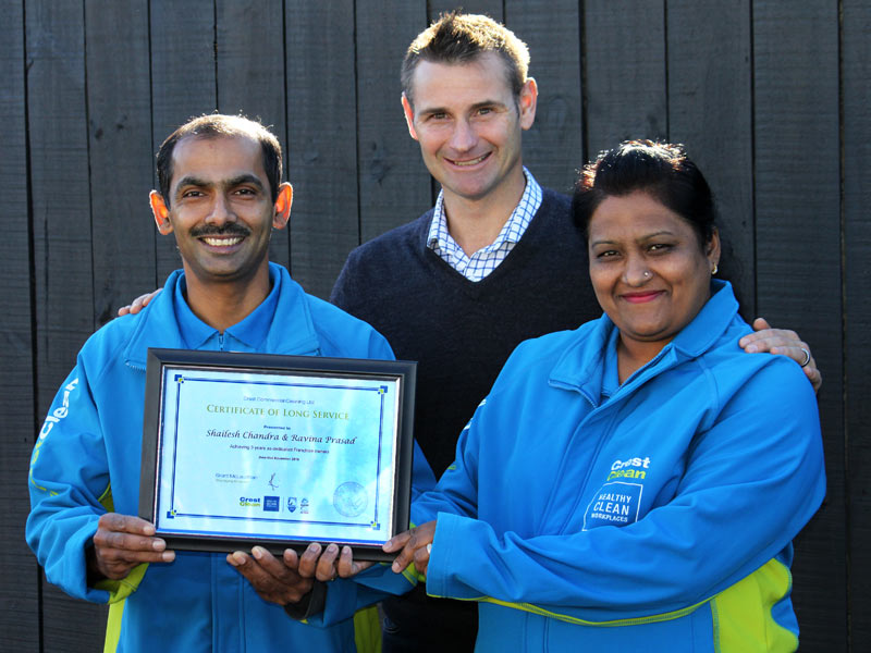 Award gets pride of place in home