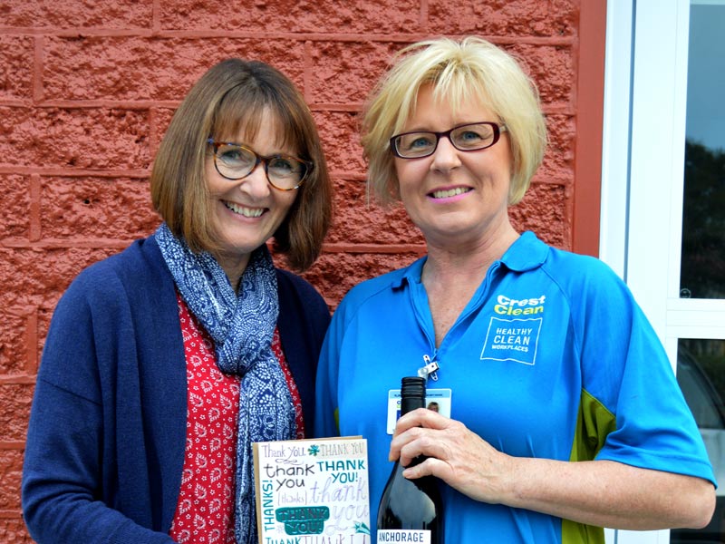 School has surprise gift for franchisee