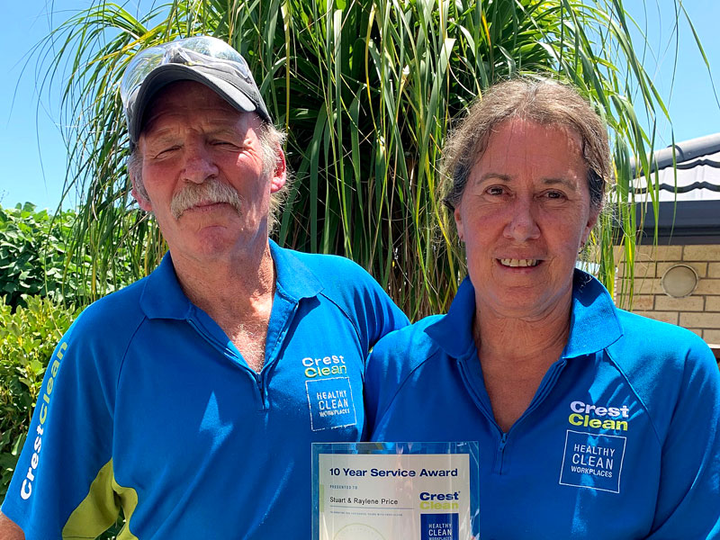 Quality a hallmark of success for long-serving CrestClean couple