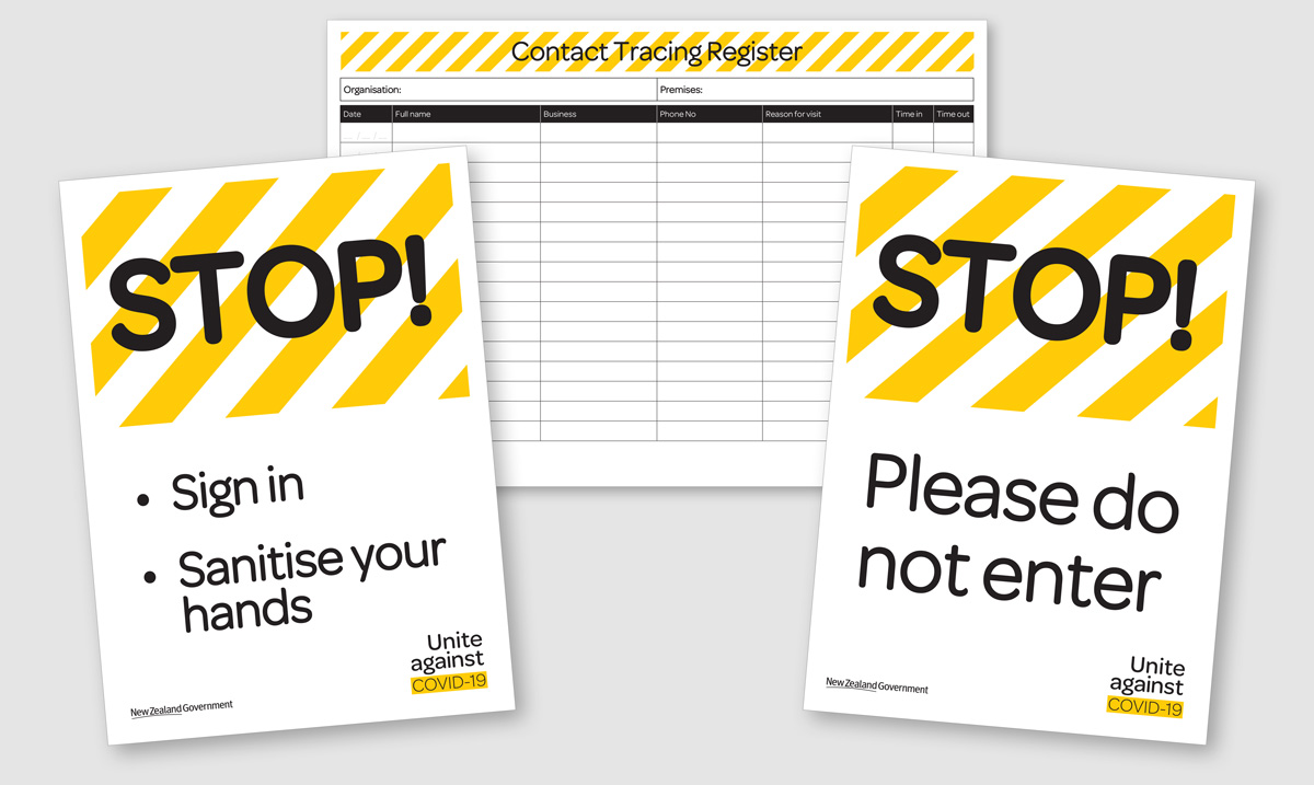 Contact Tracing Register resource pack