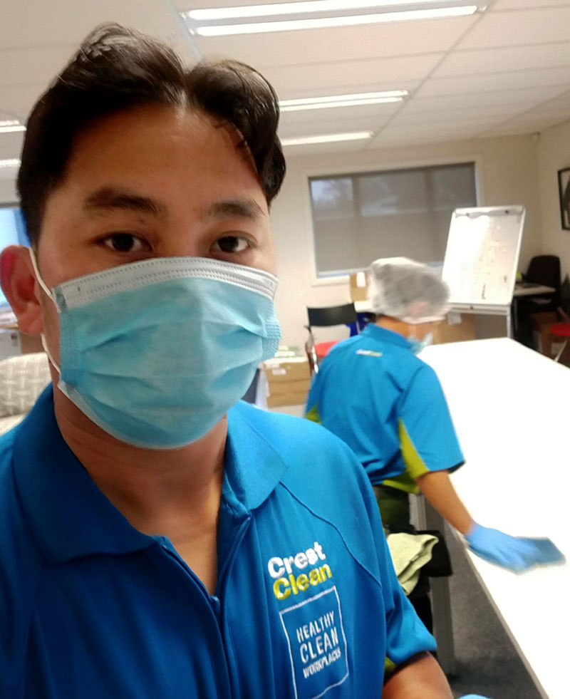 The sight of your cleaning provider turning up in personal protective equipment, like a mask, can only be a good thing.