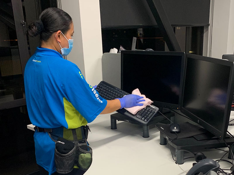 Sharp rise in demand for CrestClean’s sanitising service