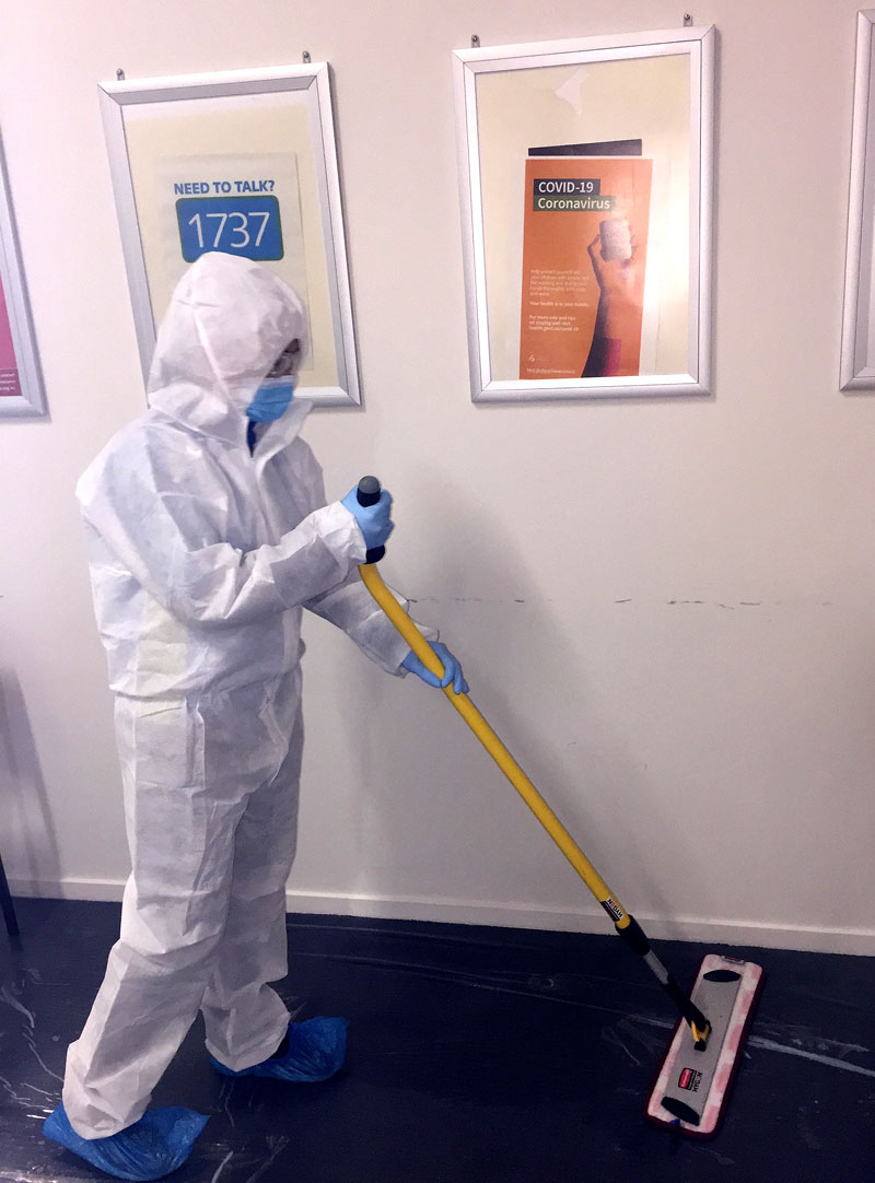 Vanessa Potot at work.