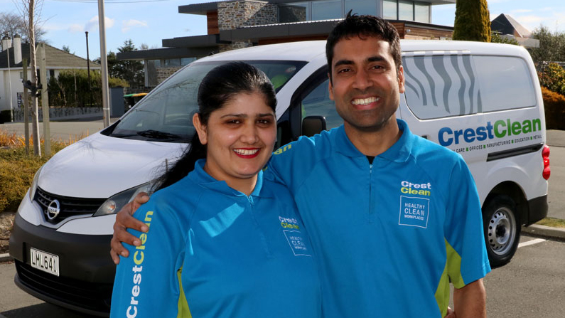 Going full-time with CrestClean gives couple peace of mind