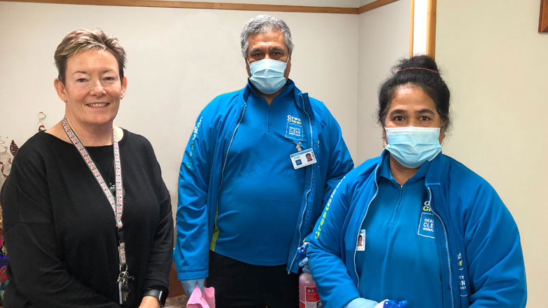 Praise from college for diligence of cleaning team for sanitising work