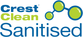 CrestClean Sanitised Logo