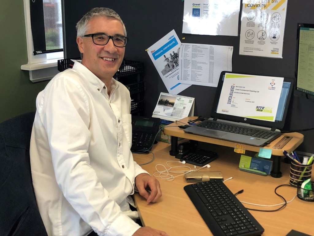 CrestClean Health, Safety and Wellbeing Leader Ian Noon