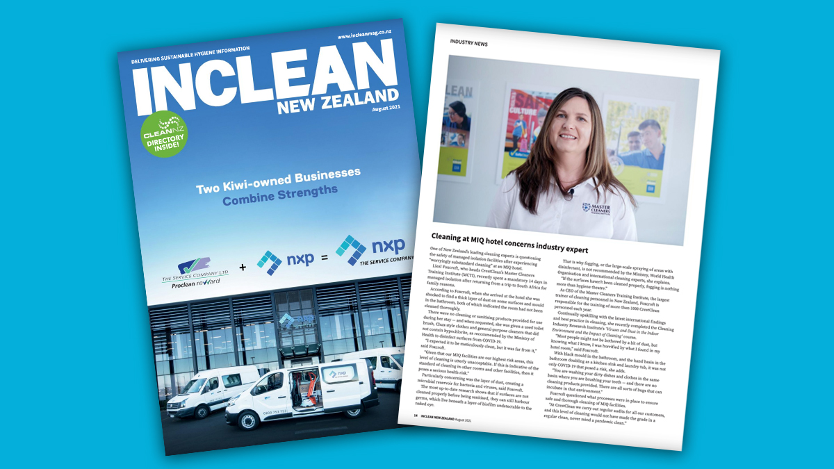 “Substandard” cleaning at MIQ hotel concerns CrestClean expert