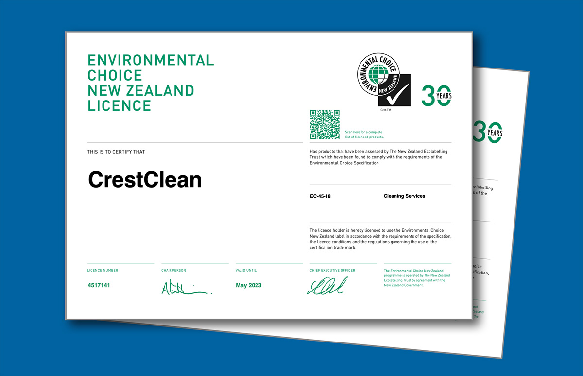 Environmental Choice Licence achieved for 2022