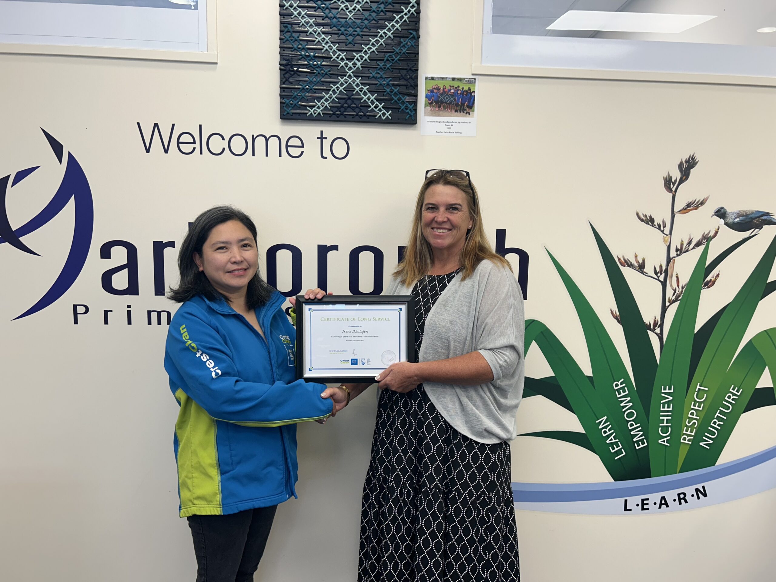 Irene Abalajen celebrates five years of flexibility and family time