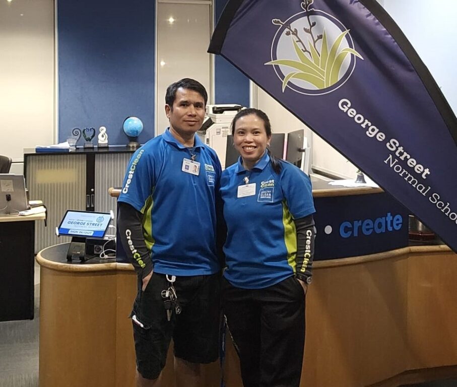 Dunedin franchise team makes positive impact at George Street Normal School