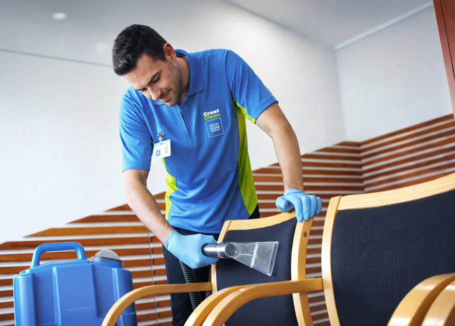 Upholstery cleaning office chairs