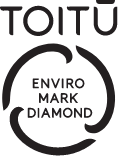 Toitu Diamond logo - Environmental Sustainability