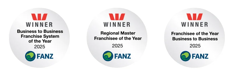 Westpac Franchise Awards for 2025 - B2B Franchise System of the Year 2025 | Regional Master Franchisee of the Year 2025 | Franchisee of the Year B2B 2025