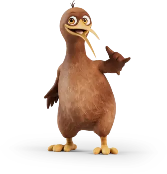 RecycleKiwi Mascot Rikki